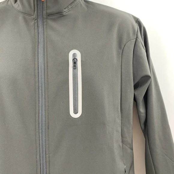 30seven‎ Men's Full Zip Heated Black Long Sleeve Soft Shell Jacket Size S - Picture 5 of 13